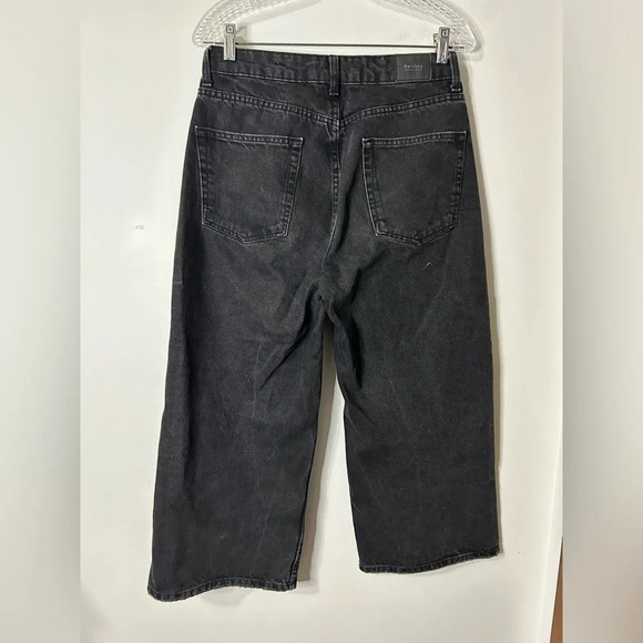 Bershka Black Capri Straight Leg Jeans - Picture 2 of 3